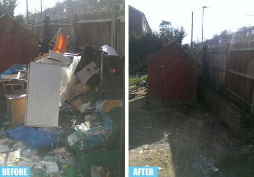 Oxford Street removing junk W1