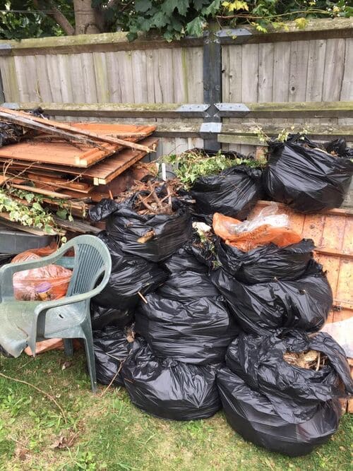removal of garden waste Rush Green