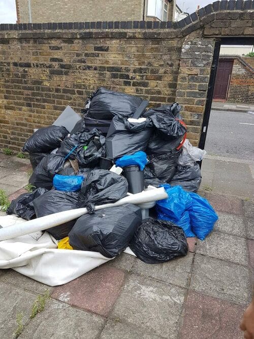 rubbish recycling SE9